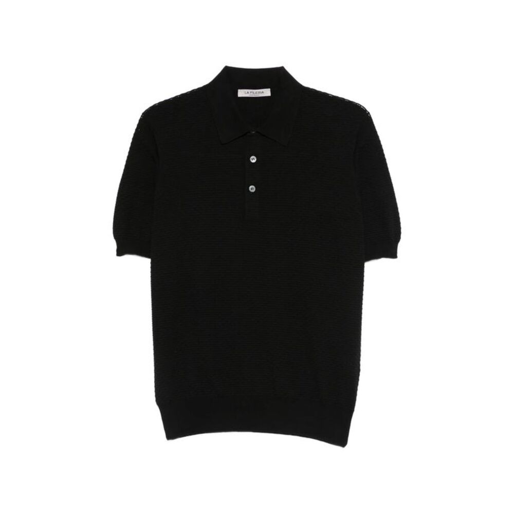 Fileria Black Polo Shirts Men